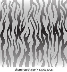 Vector Zebra Pattern. Black and White Animal Background.Skin of Zebra