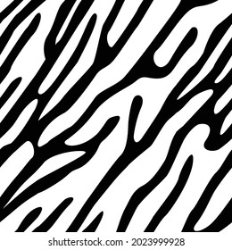 vector zebra pattern. seamless zebra stripe print for clothing or print