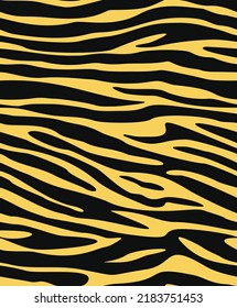 
Vector zebra print seamless texture trendy modern pattern for textile.