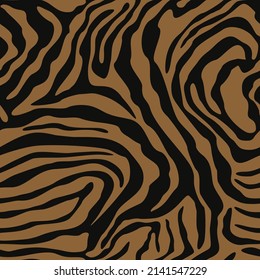 Vector zebra print, seamless trendy texture for printing clothes, paper, fabric.