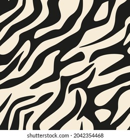 vector zebra print. zebra skin. black and white stripes. seamless zebra print for clothing or print