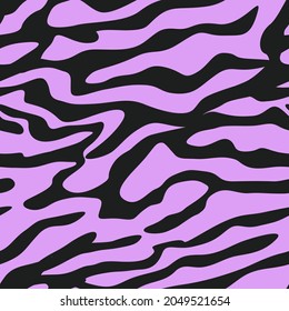 vector zebra print. zebra skin. black and white stripes. seamless zebra print for clothing or print