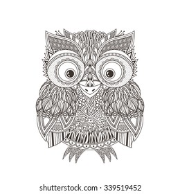 Owl Open Book Tattoo Tshirt Design Stock Vector (Royalty Free) 1037828908