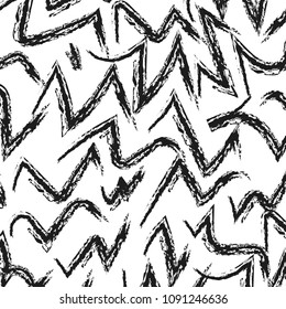 Vector zigzag abstract background for your designs. Hand drawn repeat pattern. Good for paper, branding, packaging, fabric, decor, posters, cards, textile, wallpapers.