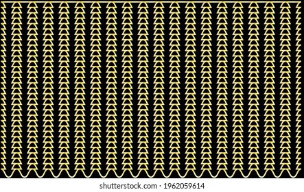 Vector zigzag line golden background design