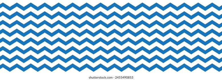 Vector zigzag lines and waves, wavy pattern. Squiggle zig zag frame with wiggle. Curvy undulate parallel borders. Curve sinuous stroke with sine. Design of squiggly seamless water graphic brushes.