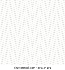 Vector zigzag pattern. Seamless dotted background. Repeating monochrome texture. Simple minimalistic swatch.