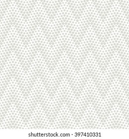 Vector zigzag pattern. Seamless dotted background. Repeating monochrome texture. Simple minimalistic swatch.