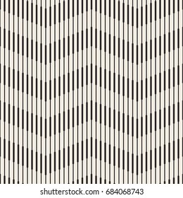 Vector zigzag pattern. Seamless dotted background. Repeating monochrome texture. Simple minimalistic swatch.