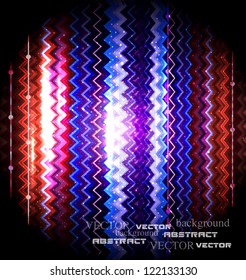 vector zigzag striped abstract background