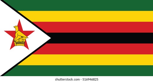 Vector Zimbabwe flag, Zimbabwe flag illustration, Zimbabwe flag picture, Zimbabwe flag image