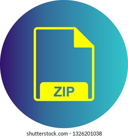 Vector Zip Icon Stock Vector (Royalty Free) 1326201038 | Shutterstock