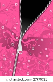 Vector Zipper Background