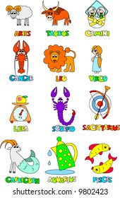 Vector zodiac