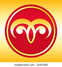 Vector Zodiac Sign - Aries