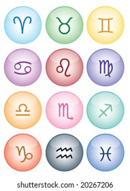 Vector Zodiac Signs