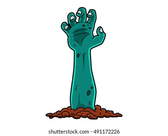 Vector Zombie Hand
