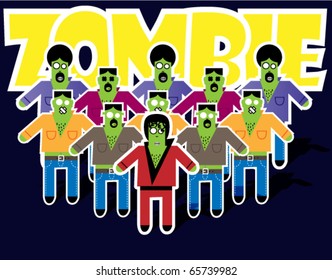 Vector zombie land