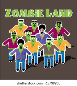 Vector zombie land