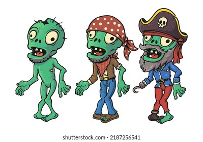Vector Zombie Mascot character Inspiration