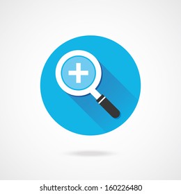 Vector Zoom In Icon