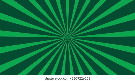  vector zoom-out effect background, green abstract lines background