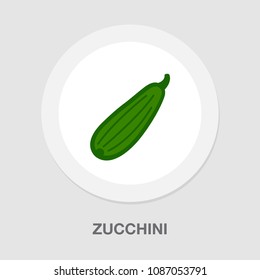 vector Zucchini vegetable illustration? vegetarian diet