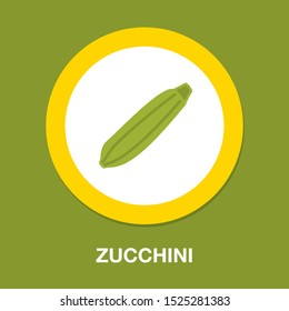 vector Zucchini vegetable illustration? vegetarian diet