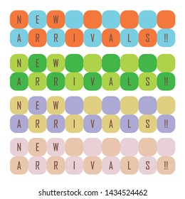 vector_new arrivals banner/label for website