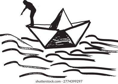 vector A drawing made