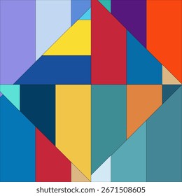 vector,Abstract geometric background with colorful shapes and blocks. Modern vector pattern for design, decoration, and digital artwork.