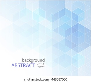 Vector.Abstract science background.Hexagon geometric design With place for text