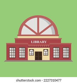 Vectoral Drawing of a Library