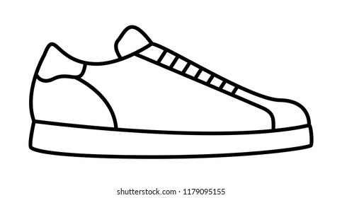 Vectoral sport shoe icon