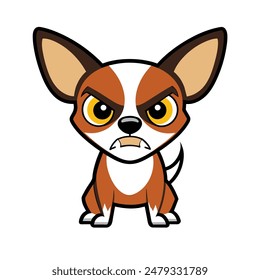 -vector-art-angry-chihuahua (1), this is a editable file