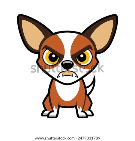 -vector-art-angry-chihuahua (1), this is a editable file