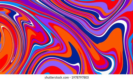 Vector-based multicolored texture consisting of deformed, smoothed shapes.