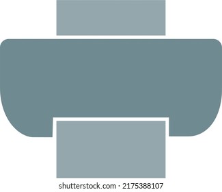 vector-based printer icon is used for application icon or symbol needs
