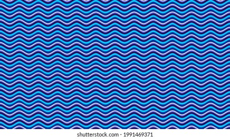 A vector-based, seamless, striped texture consisting of horizontally arranged sinusoids.
