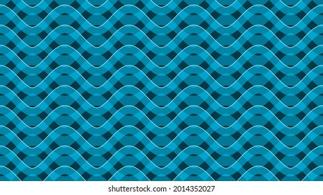 Vector-based, seamless, texture, consisting of stripes going in waves.