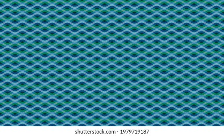 Vector-based seamless wavy texture consisting of horizontal, zigzag stripes.