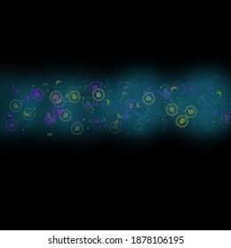 Vector,Circle geometric background Trendy gradient shapes composition,Perfect For Simple Brochure Etc