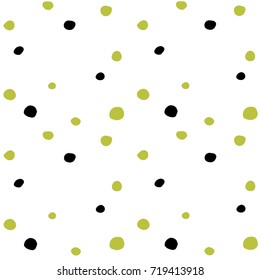 VECTOR,dots seamless pattern, Repeating abstract background with circles
