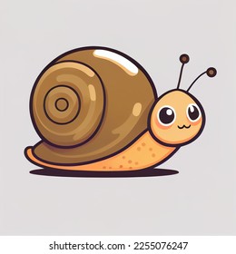 Vectore Cute Snack Brown Shell