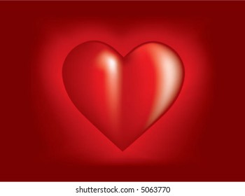 Vectored heart 3D