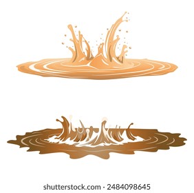 vector-editable cream graphics. Fully customizable, high-quality cream splashes perfect for digital art, branding, and marketing materials