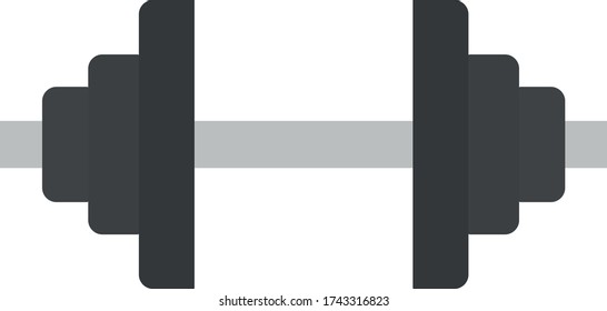 Vectorizar Dumbell plano sin fondo