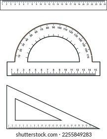 Vectorel ruler can be used for T-shirts, decals, scrapbooking, clipart, wall art, decor.

Size and color can be edited with your software.