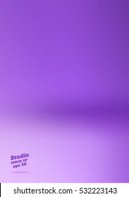 Vector,Empty soft purple studio room background in portrait orientation ,Template mock up for display or montage of product,Business backdrop