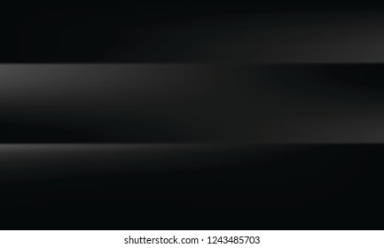 Vector,Empty vivid black color studio table room background ,product display with copy space for display of content design.Banner for advertise product on website